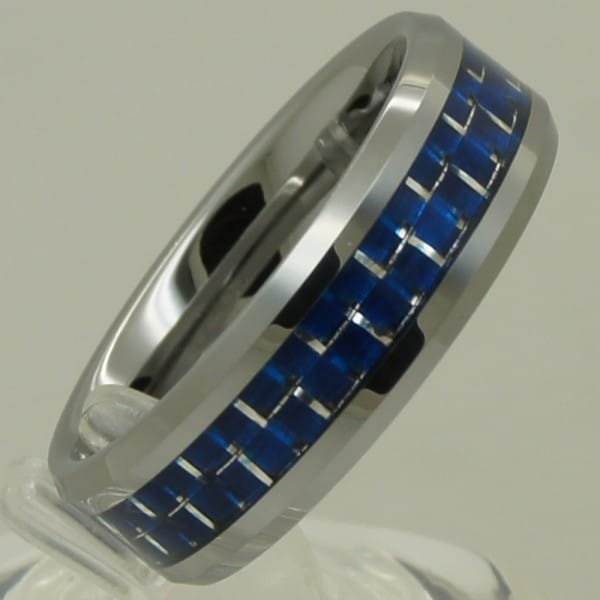 Blue Tungsten Rings Are Rare Beautiful, Here's Why