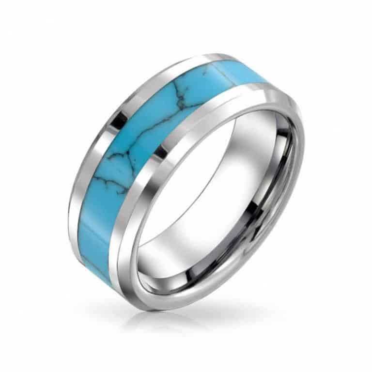 Blue Tungsten Rings Are Rare Beautiful, Here's Why